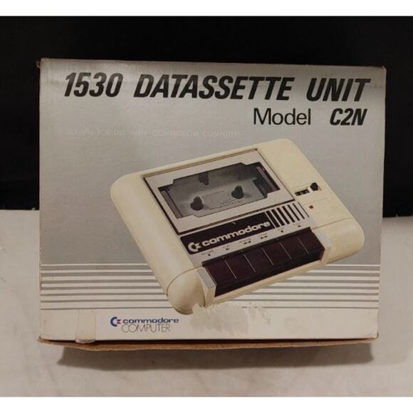 Vintage Commodore 64 1530 Datassette Unit Model C2N with Box - Picture 1 of 6
